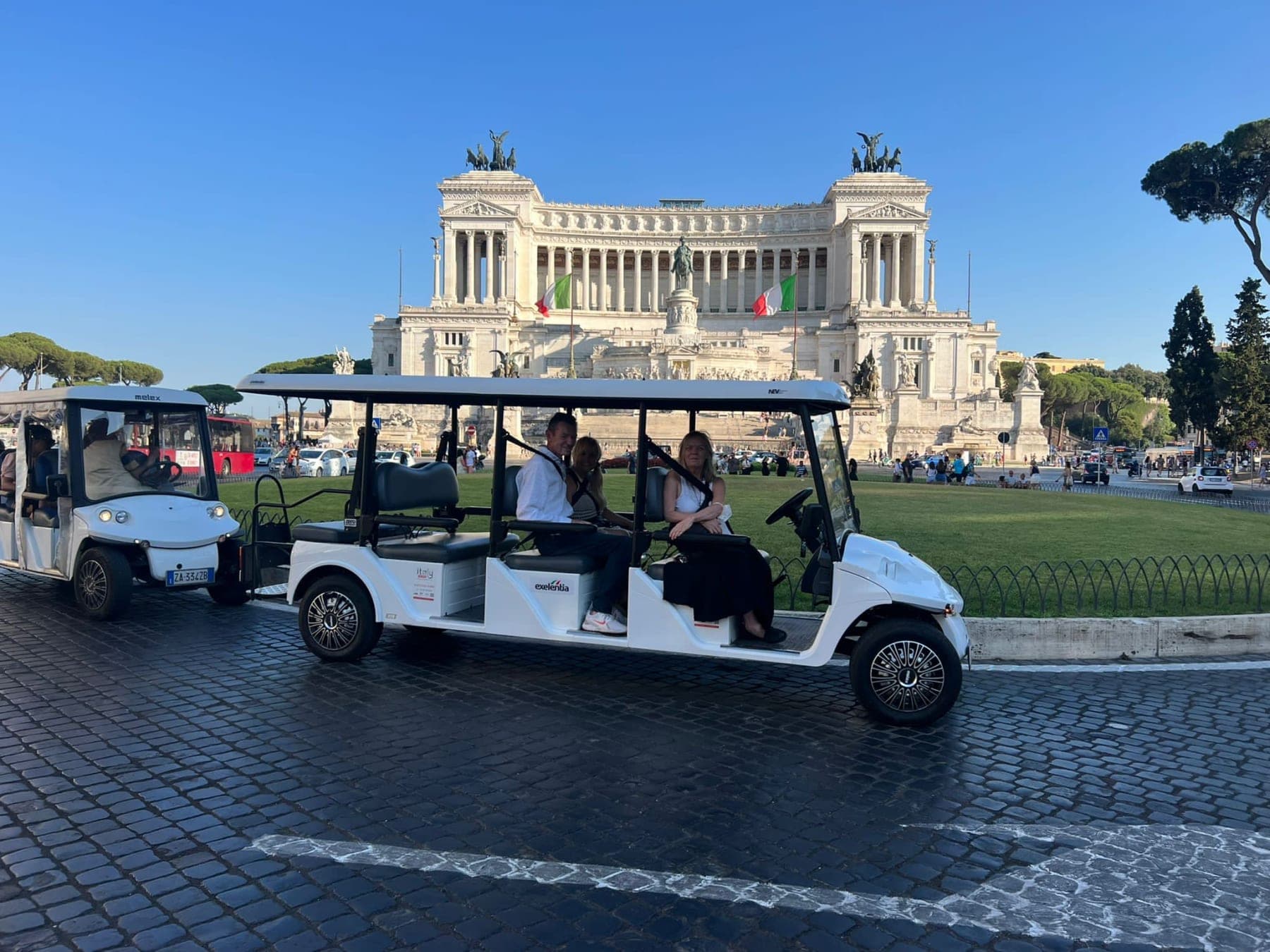 Tour in golf cart a Roma per gruppi grandi